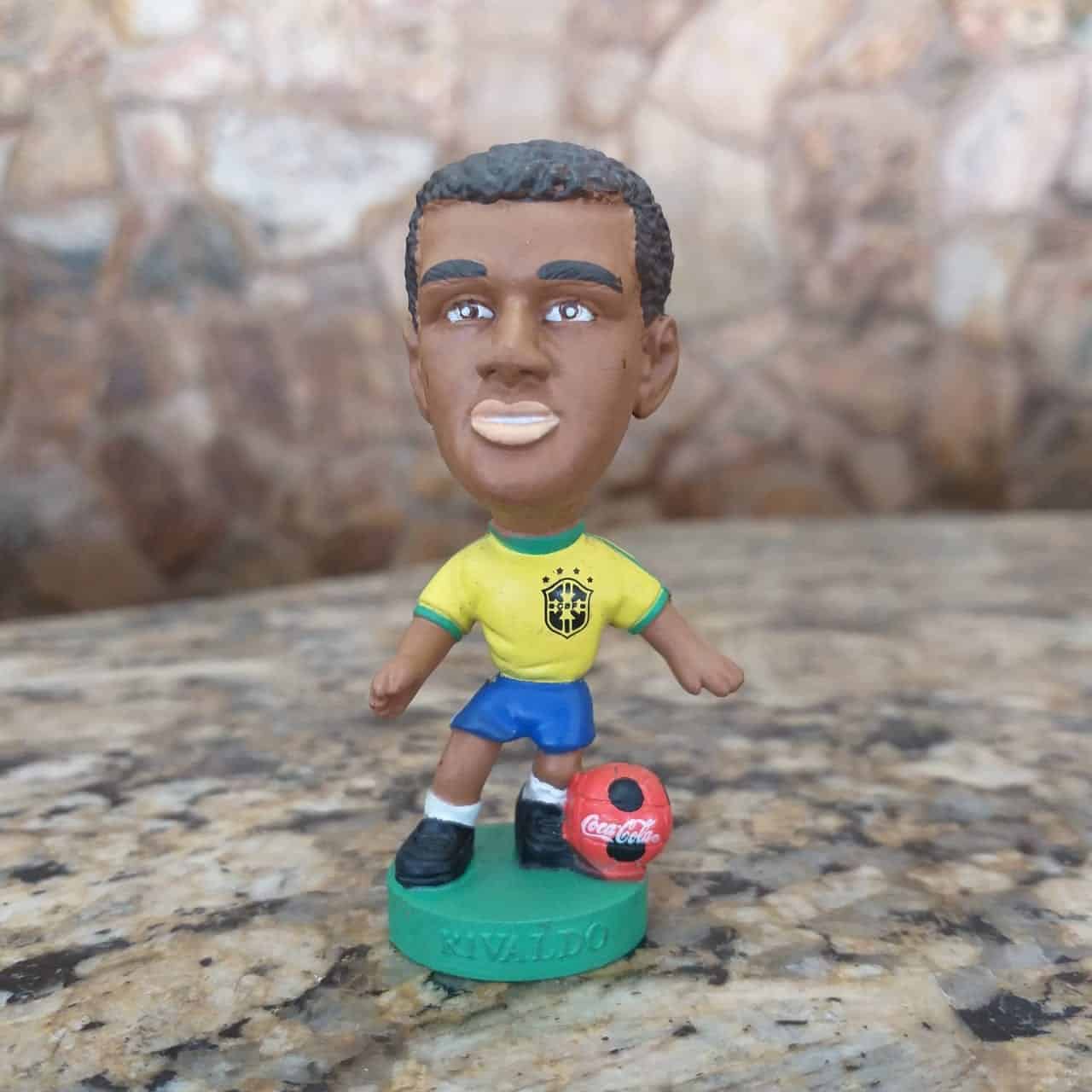 Mini Craque Coca Cola - Rivaldo (Copa do Mundo 1998)