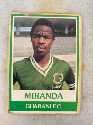 Ping Pong Futebol Cards N° 176 - Miranda - Guarani