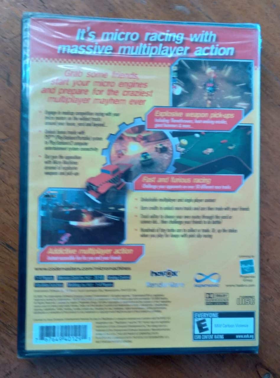 | Casa do Colecionador Play Station 2 / Jogo Micro Machines V4 original e lacrado.