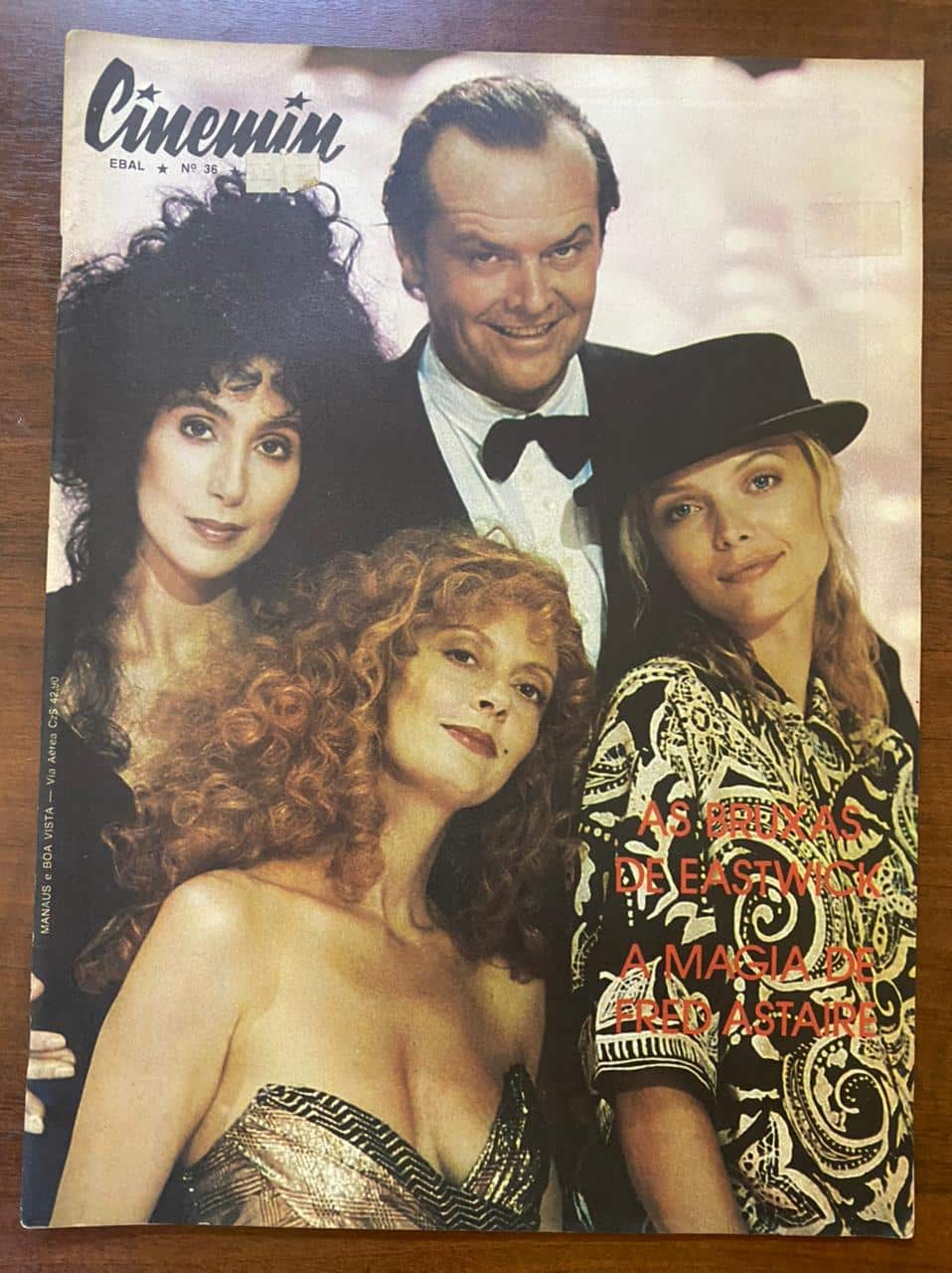 | Casa do Colecionador Revista Cinemin N 36 - Ebal - Setembro de 1987