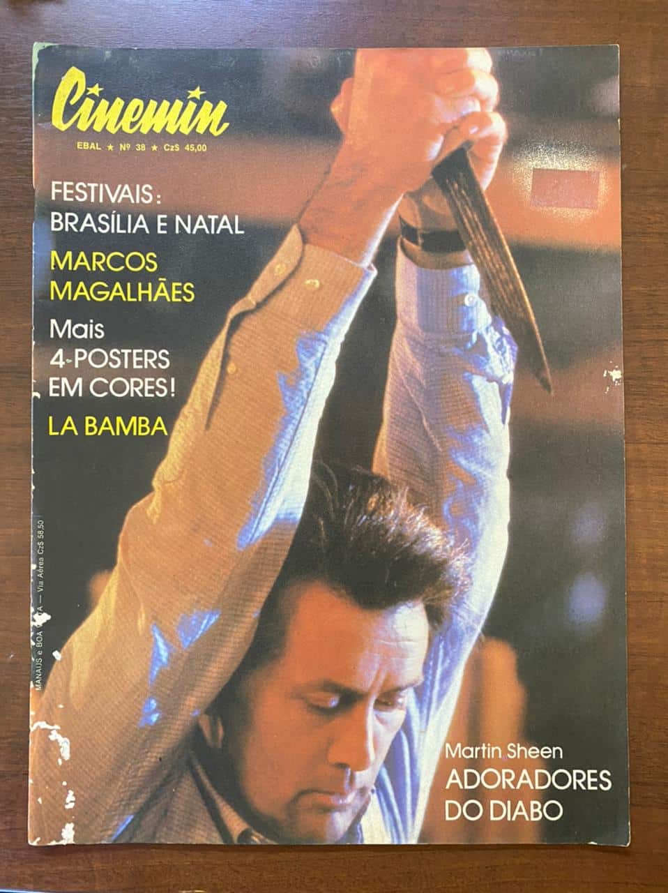 | Casa do Colecionador Revista Cinemin N 38 - Ebal - Novembro 1987