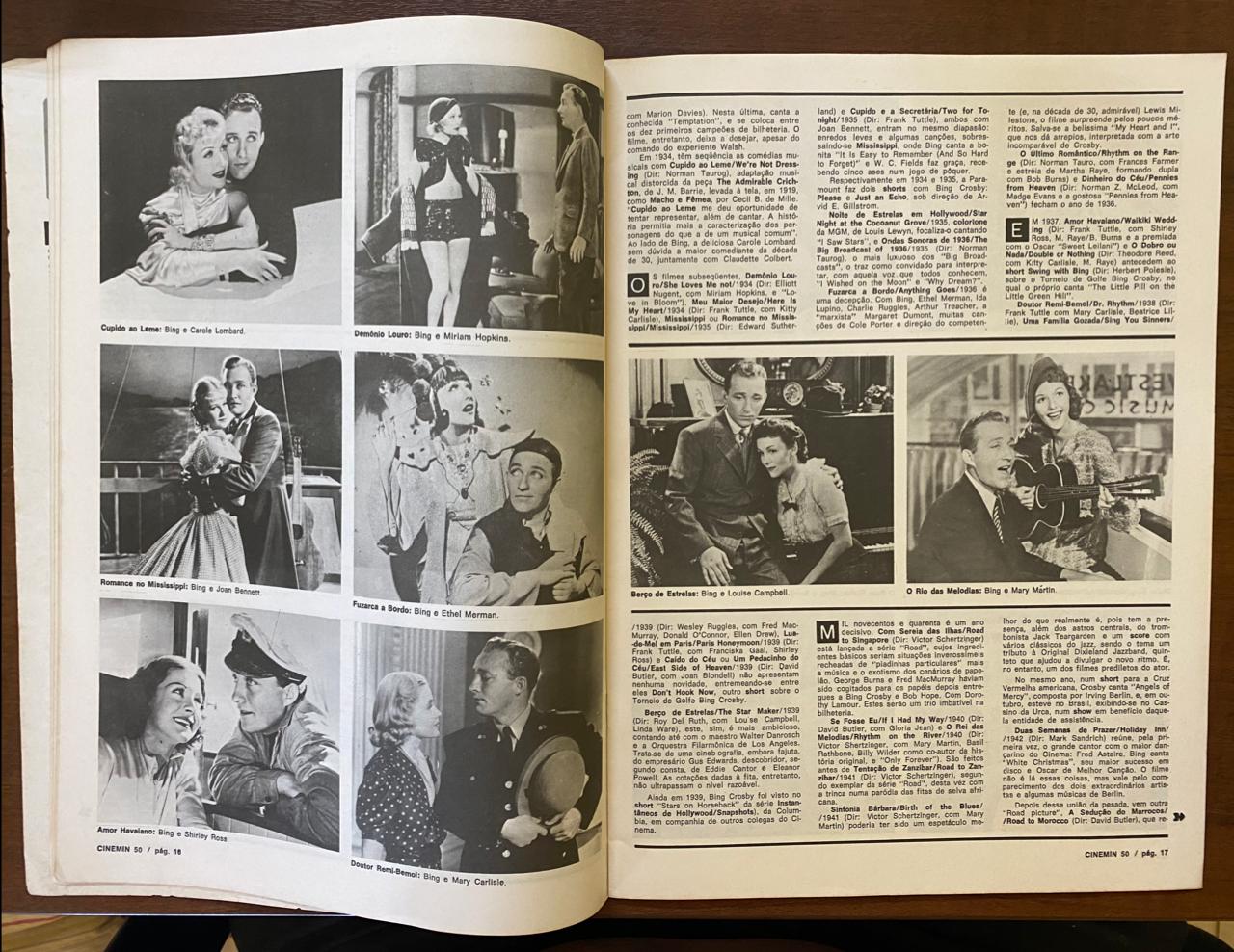 | Casa do Colecionador Revista Cinemin N 50 - Ebal - Janeiro de 1989