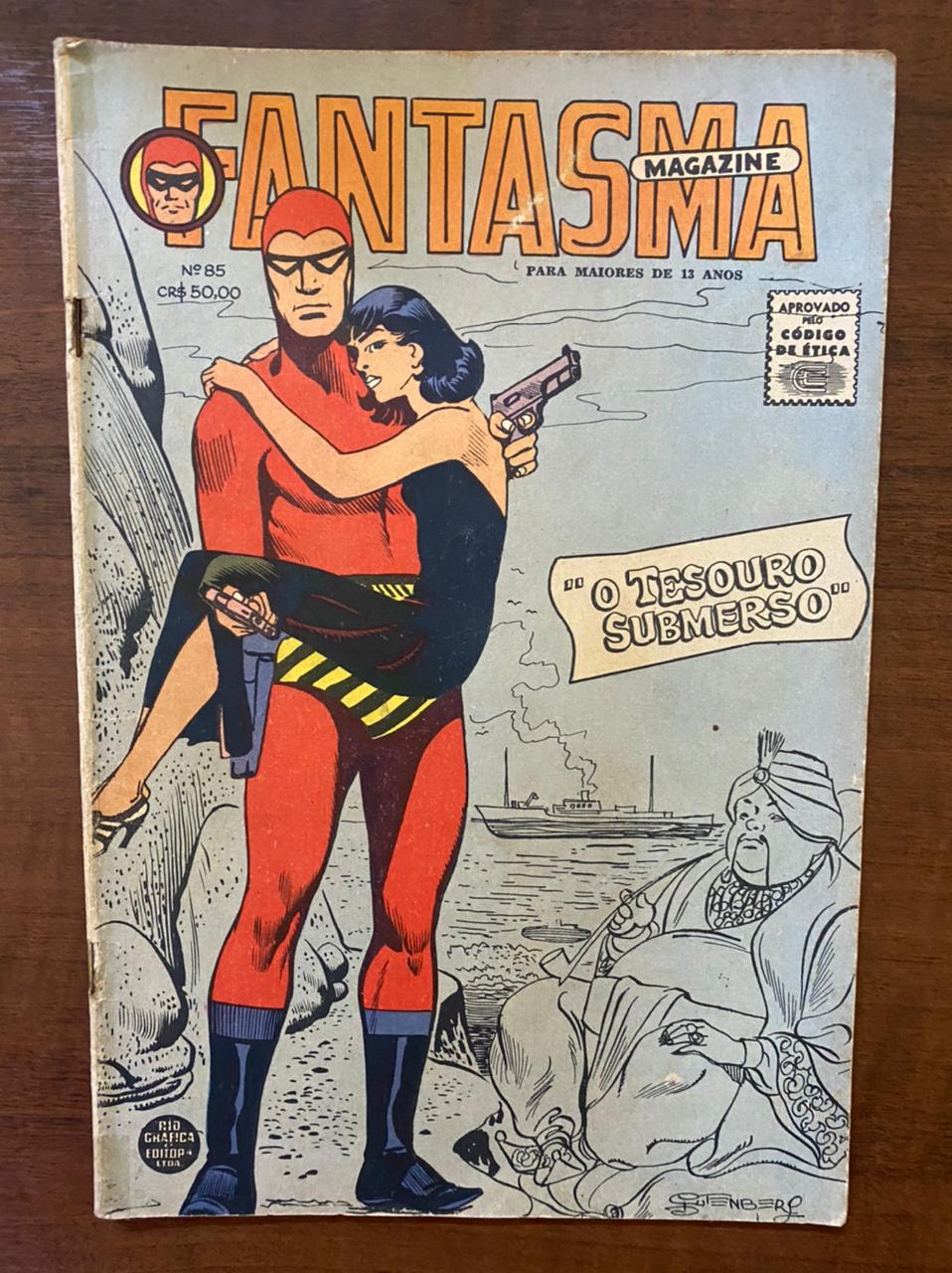 | Casa do Colecionador Revista Fantasma Magazine - N 85 - Rio Gráfica e Ediitora Ltda