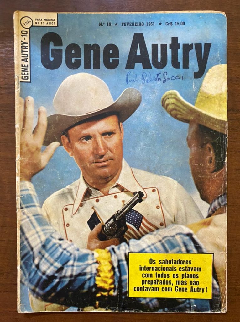 | Casa do Colecionador Revista Gene Autry N 10 - Fevereiro de 1961 - Ebal