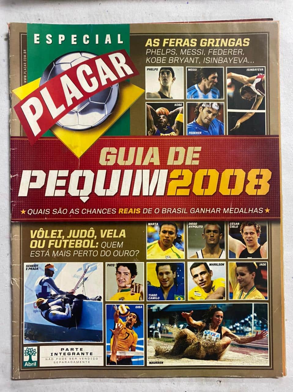 Revista Placar - Edição Especial - Guia de Pequim 2008