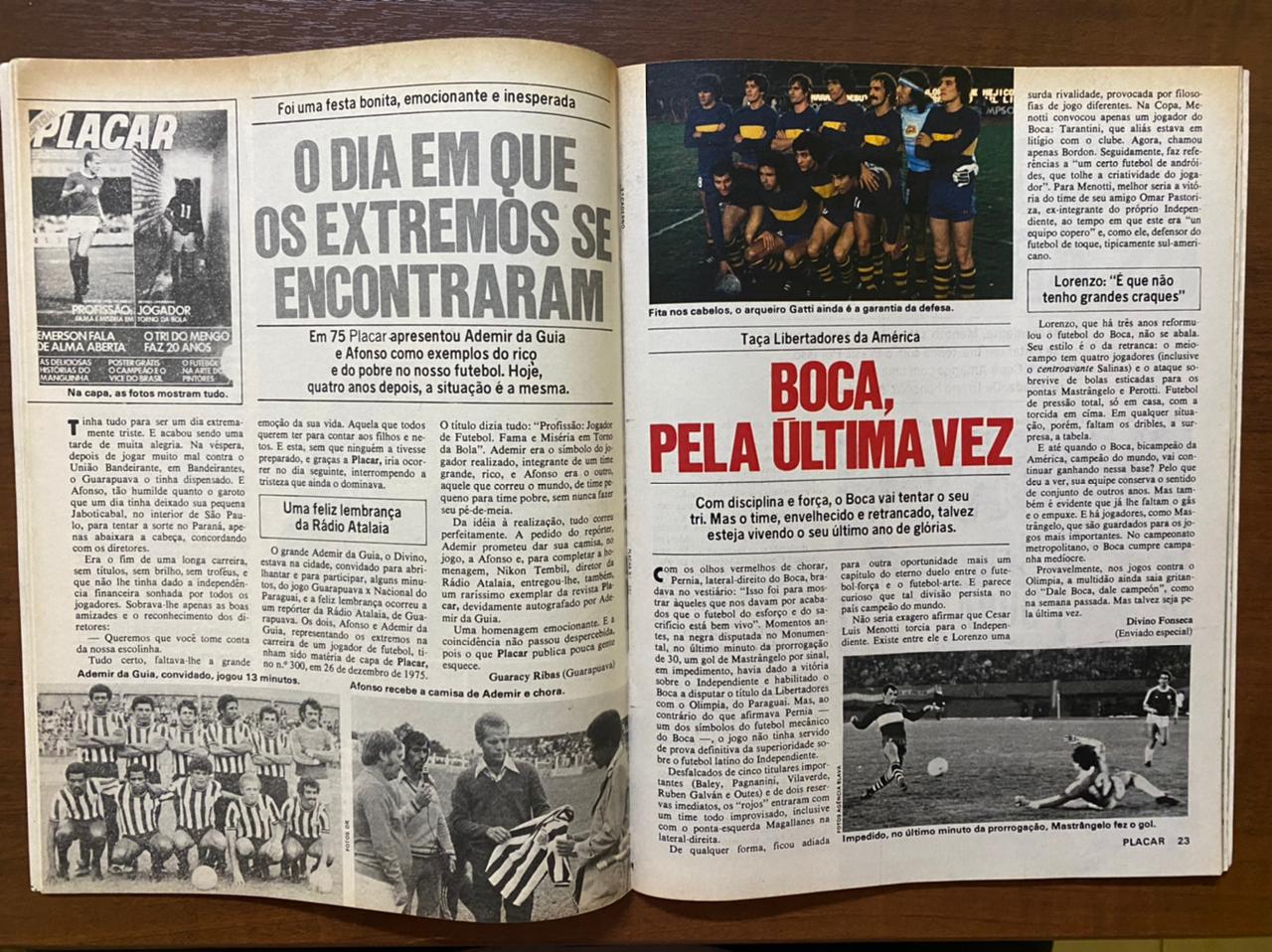 Revista Placar - N 482 - Ano Julho 1979