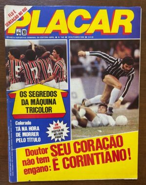 Revista Placar - N 545 - Ano Outubro de 1980