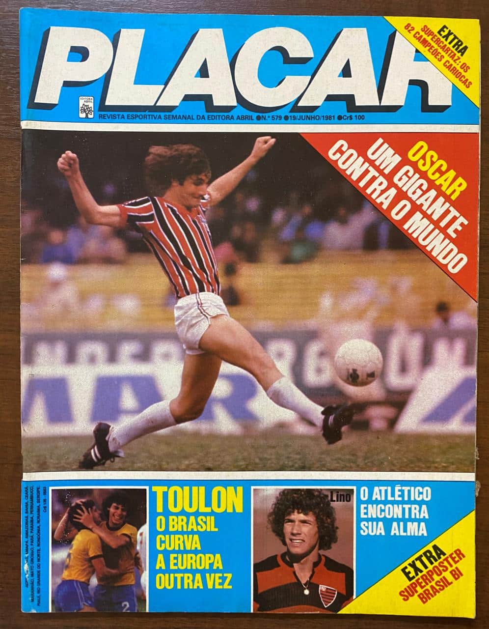 Revista Placar - N 579 - Ano Junho de 1981