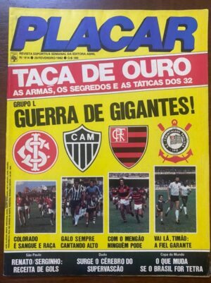 Revista Placar - N 614 - Ano Fevereiro de 1982