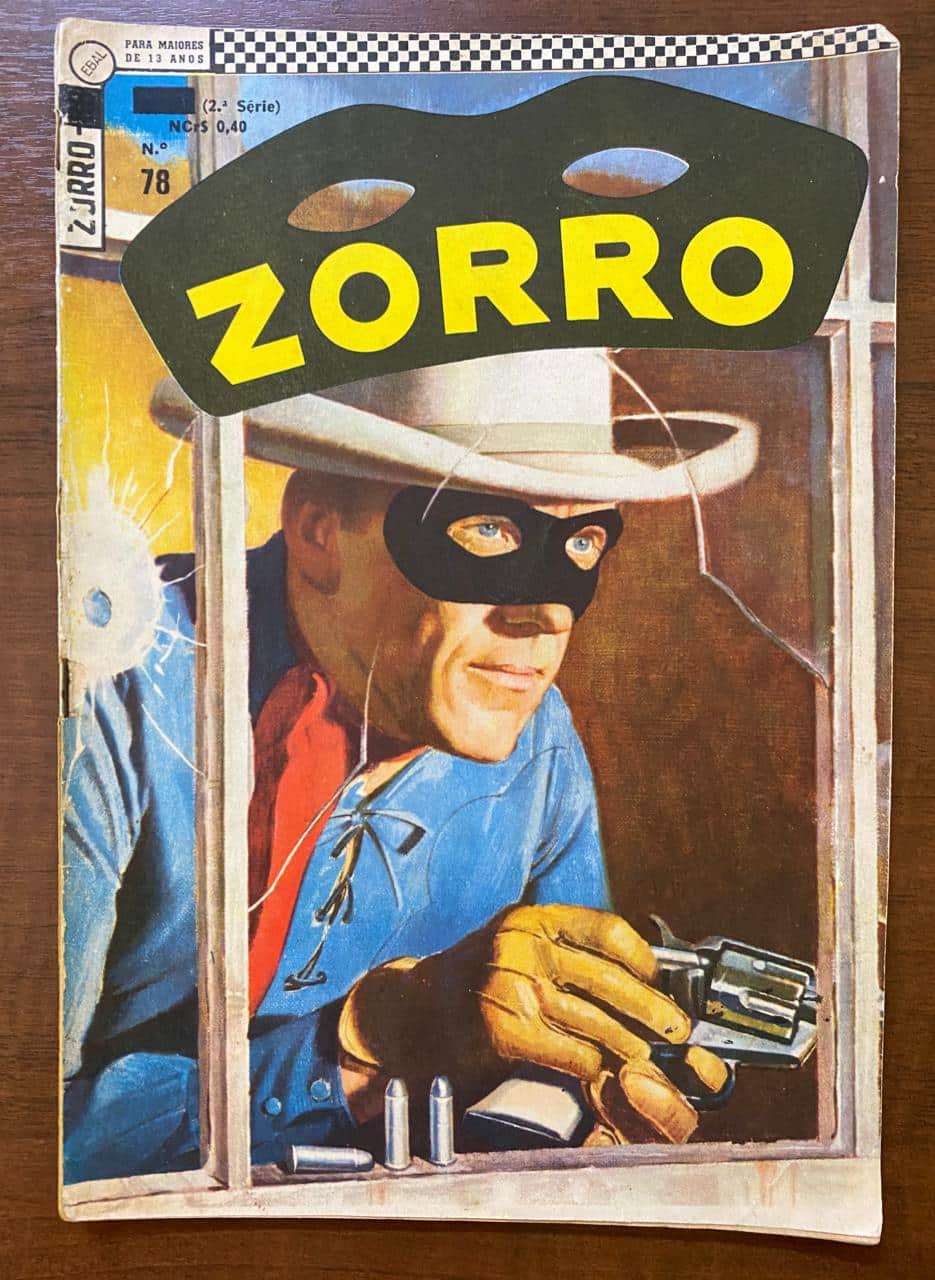 | Casa do Colecionador Revista Zorro N 78 - 2 série - Outubro de 1968 - Ebal