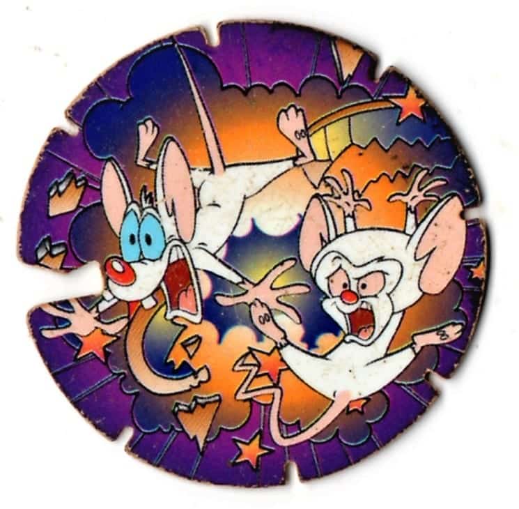 | Casa do Colecionador Tazo – Elma Chips – Mega Tazo – Nº 124 – Animaniacs – Arma e Voa – 1997