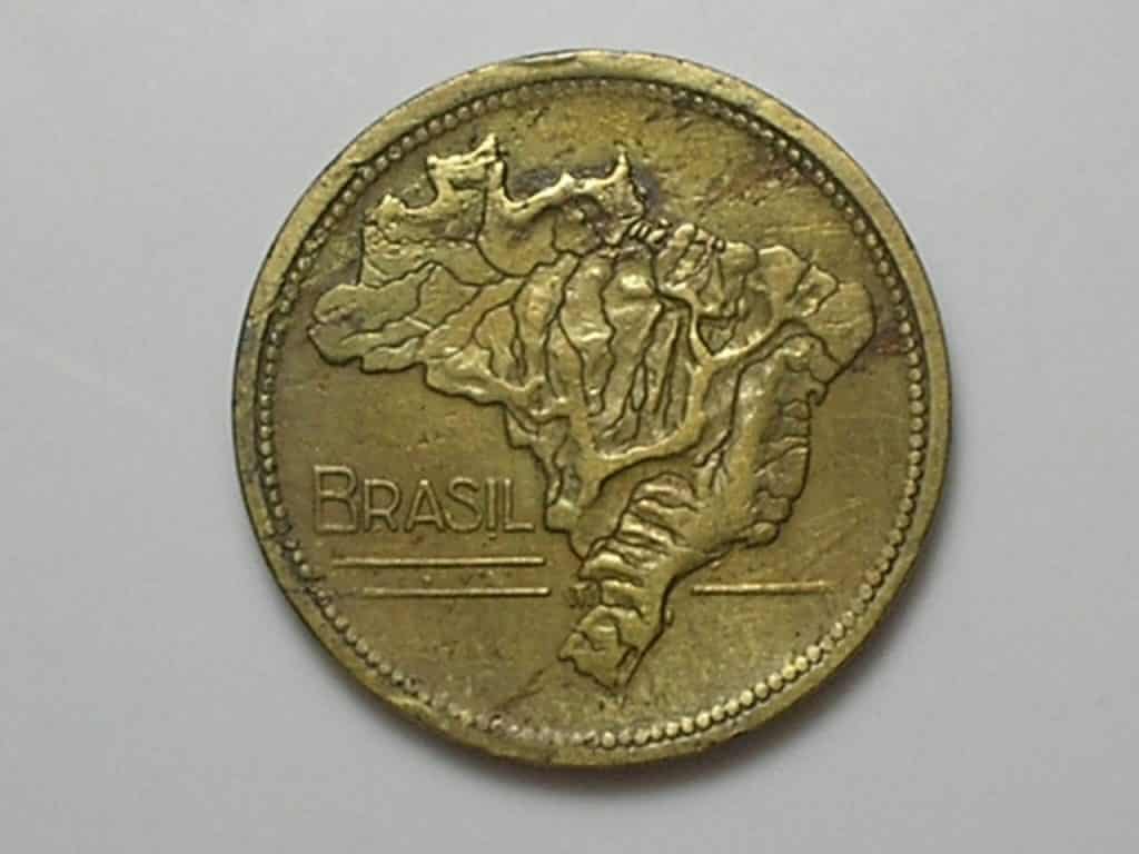 2 Cruzeiros - 1945 com sigla / Variante escassa