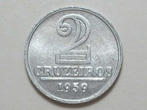 2 Cruzeiros - 1959 / Flor de Cunho