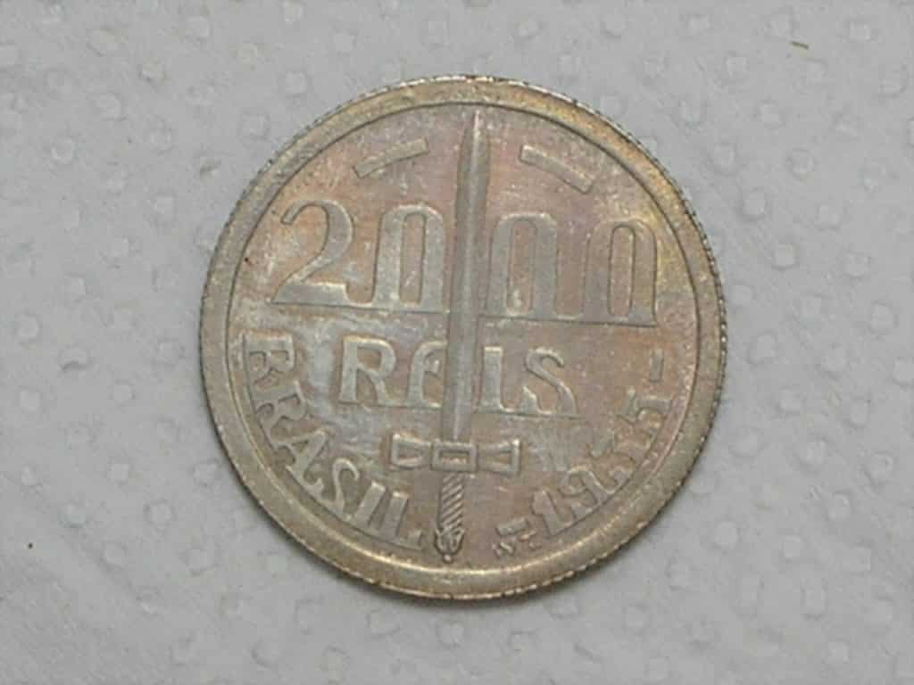 | Casa do Colecionador 2.000 Réis - 1935 - Caxias / Prata / S/Fc / m170.2
