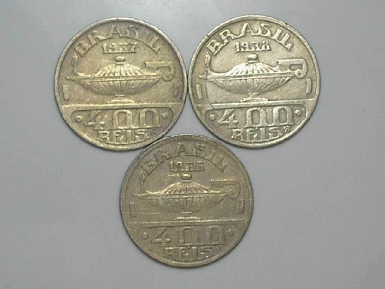 400 Réis - 1936 / 1937 / 1938 / Oswaldo Cruz