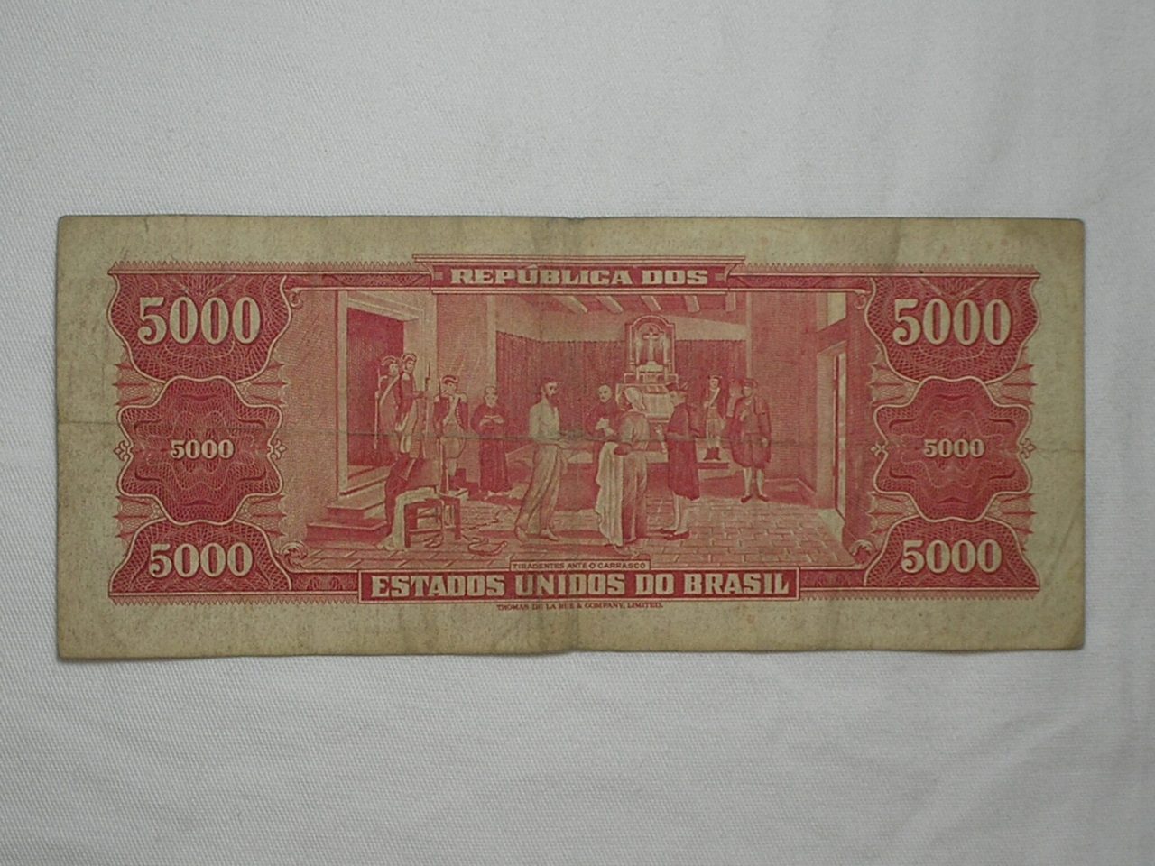 | Casa do Colecionador 5.000 Cruzeiros - C-108 / Tiradentes / 019939