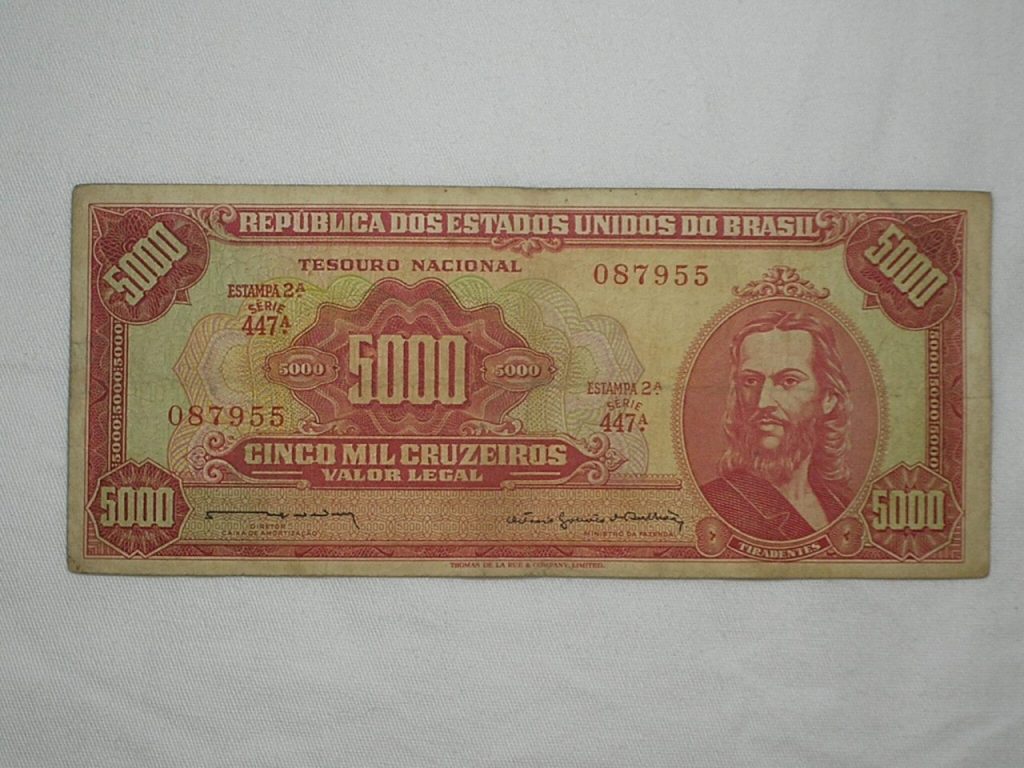 | Casa do Colecionador -)) 5.000 Cruzeiros - C-108 / Tiradentes / 087955
