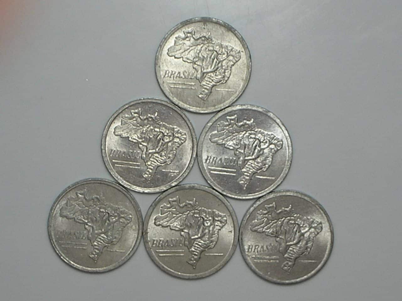 | Casa do Colecionador 6 moedas de 20 Cruzeiros - 1965 - S/Fc