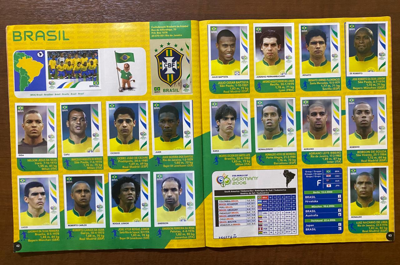 | Casa do Colecionador Álbum de Figurinhas Copa Do Mundo 2006