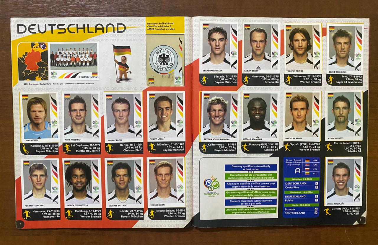 | Casa do Colecionador Álbum de Figurinhas Copa Do Mundo 2006