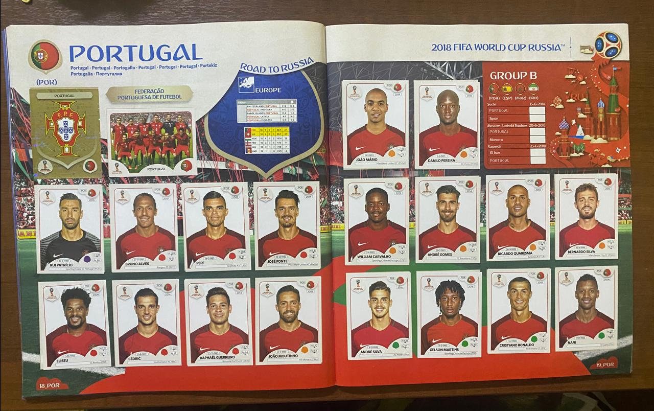 | Casa do Colecionador Álbum de Figurinhas Copa do Mundo 2018
