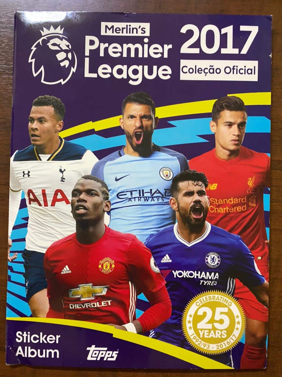 | Casa do Colecionador Álbum de Figurinhas Premier League 2017