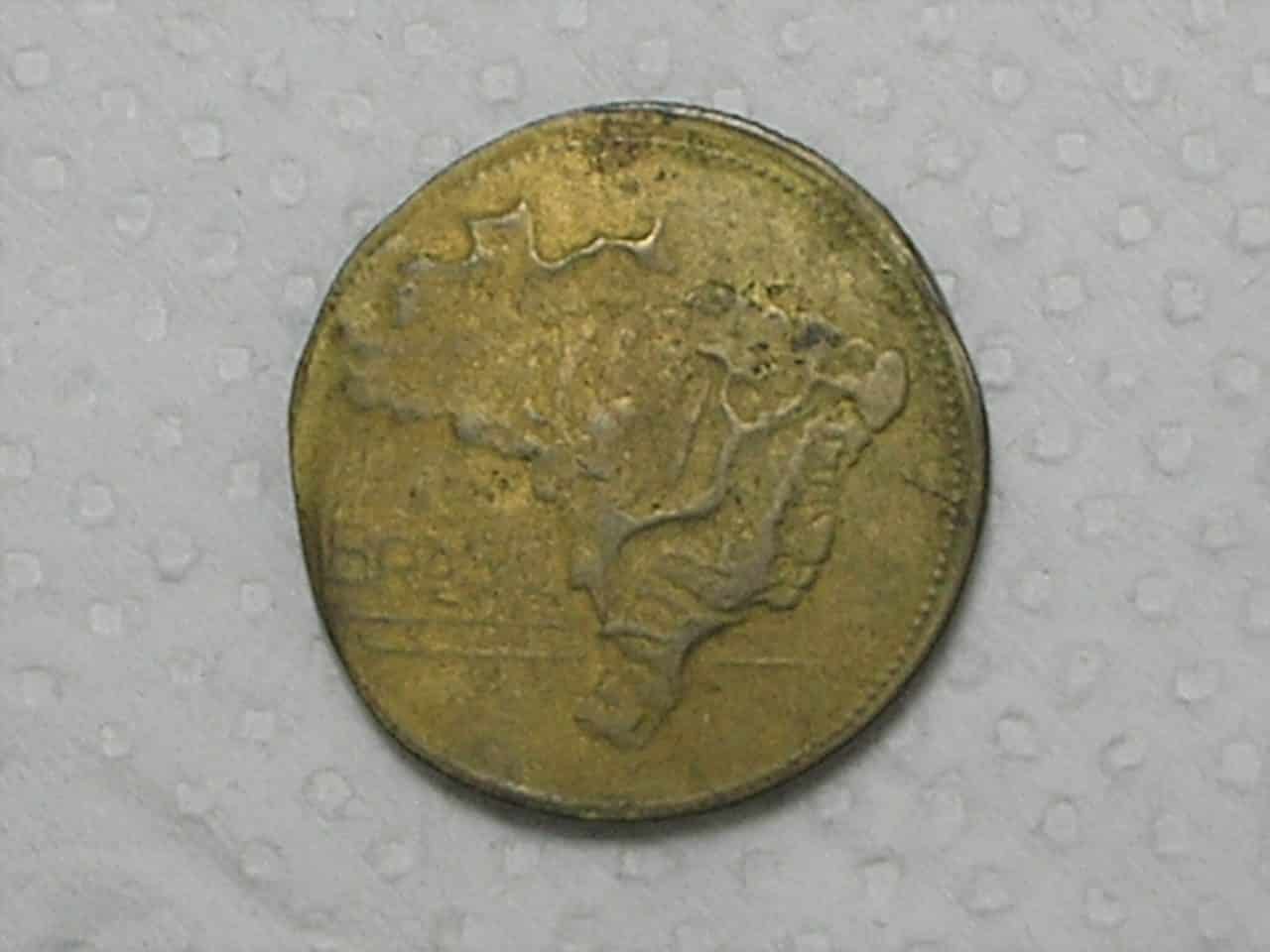 | Casa do Colecionador Alemanha) 1 Reichspfennig - 1923-f - Stutgart- Escassa / Bz / box39