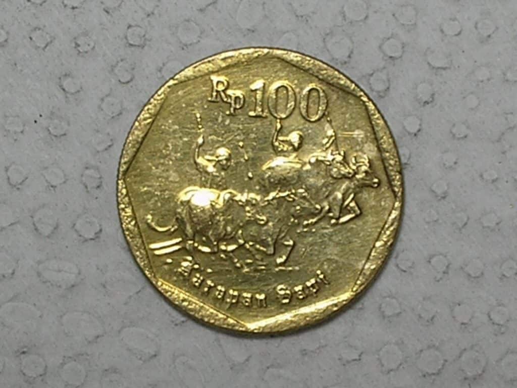 | Casa do Colecionador Bank of Indonesia) 100 Rupiah - 1997 / m140