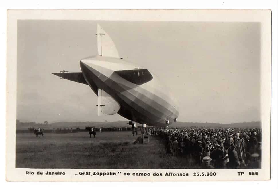 | Casa do Colecionador Cartao Postal Graf Zeppelin - Campo dos Affonsos ( RJ ) - 1932