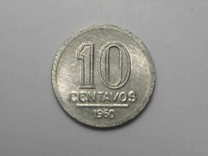 Data escassa - 10 Centavos - 1960 / Sob/Fc