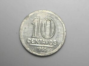 Data escassa - 10 Centavos - 1960 / Sob/Fc