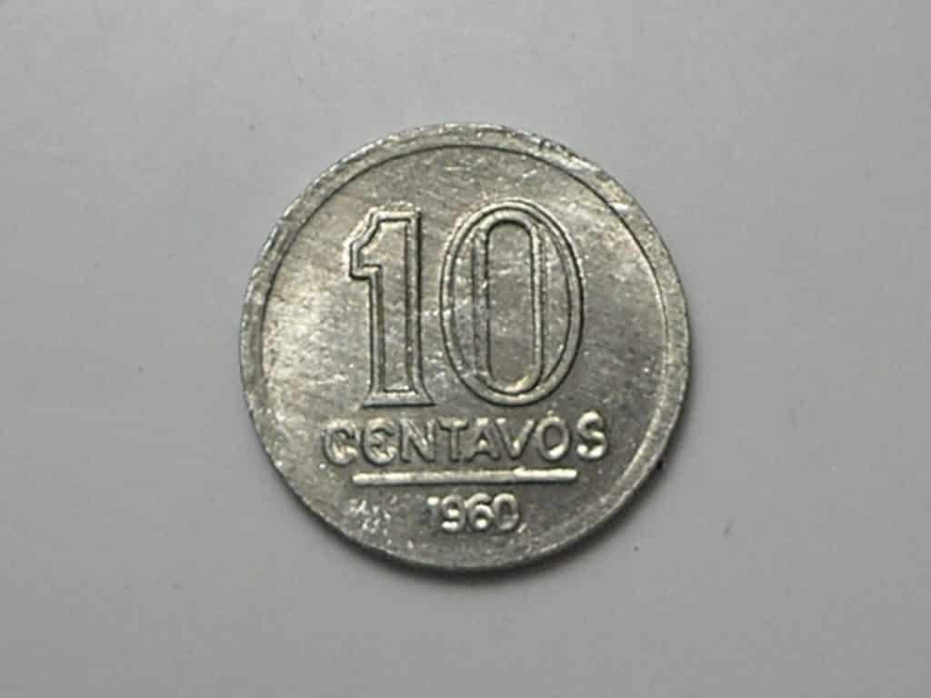 | Casa do Colecionador Data escassa - 10 Centavos - 1960 / Sob/Fc