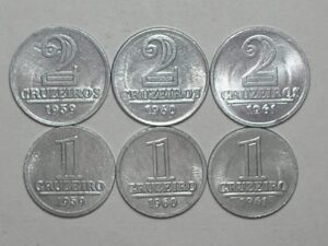 Duas séries 1 e 2 cruzeiros 1959/1960/1961 - Sob/flor