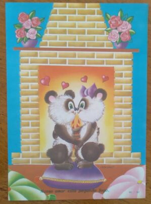 Papel de Carta Decorado Médio / BL 182