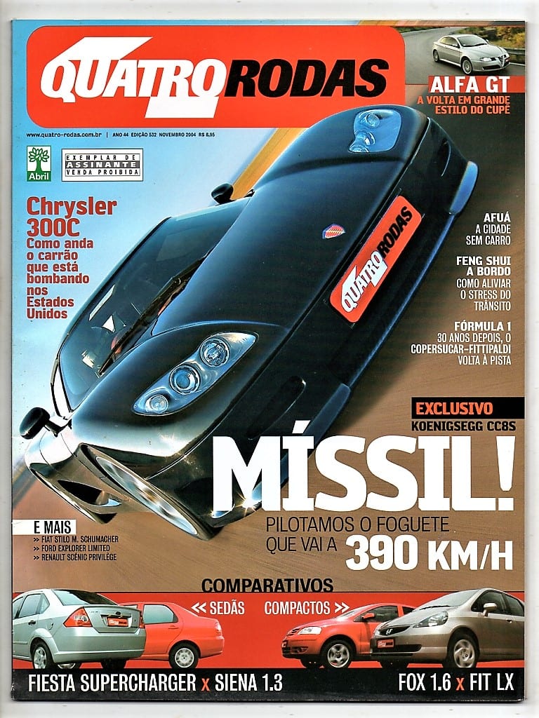 | Casa do Colecionador Revista 4 Rodas – Nº 532 – Novembro de 2004