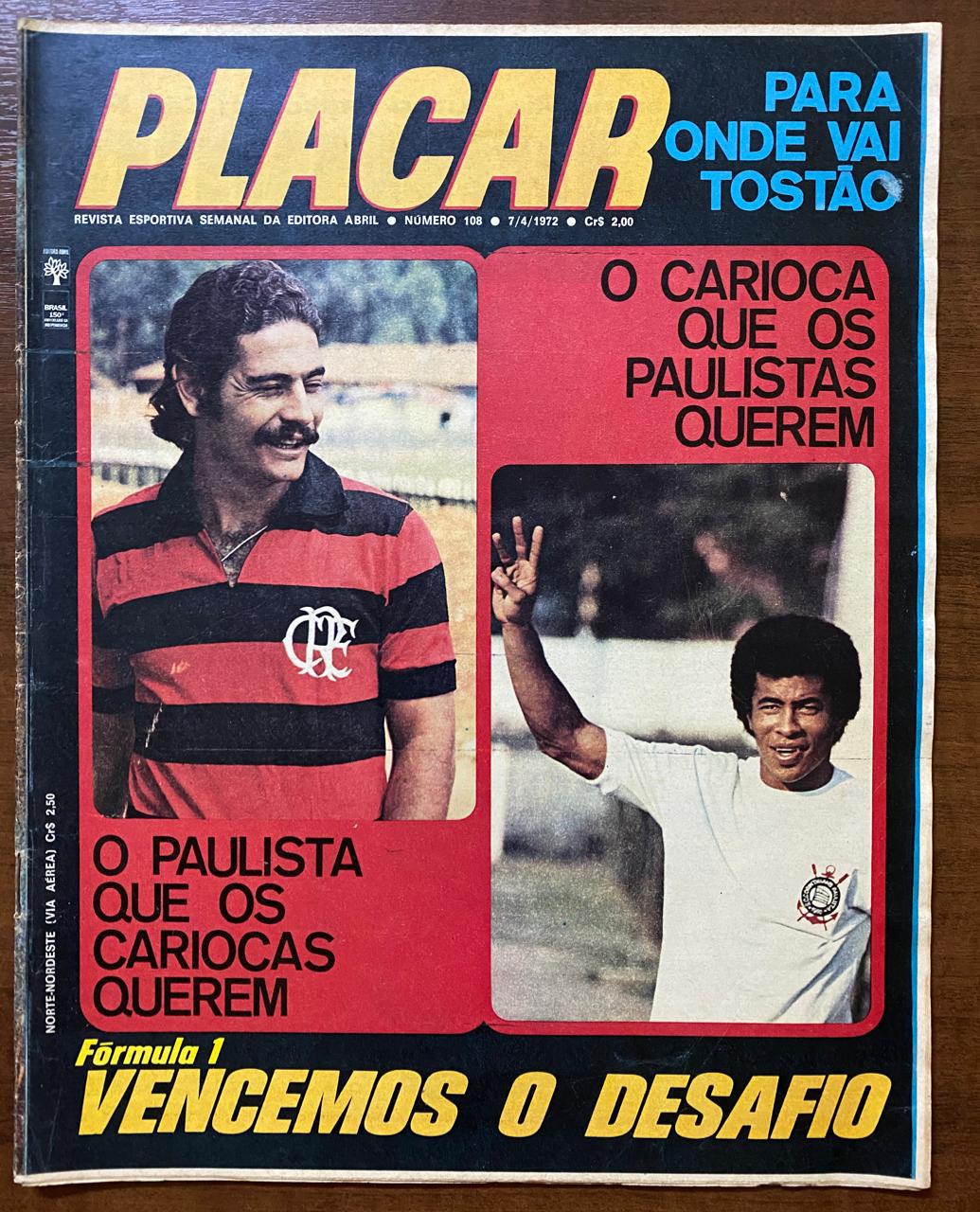 Revista Placar N 108 - Abril de 1972
