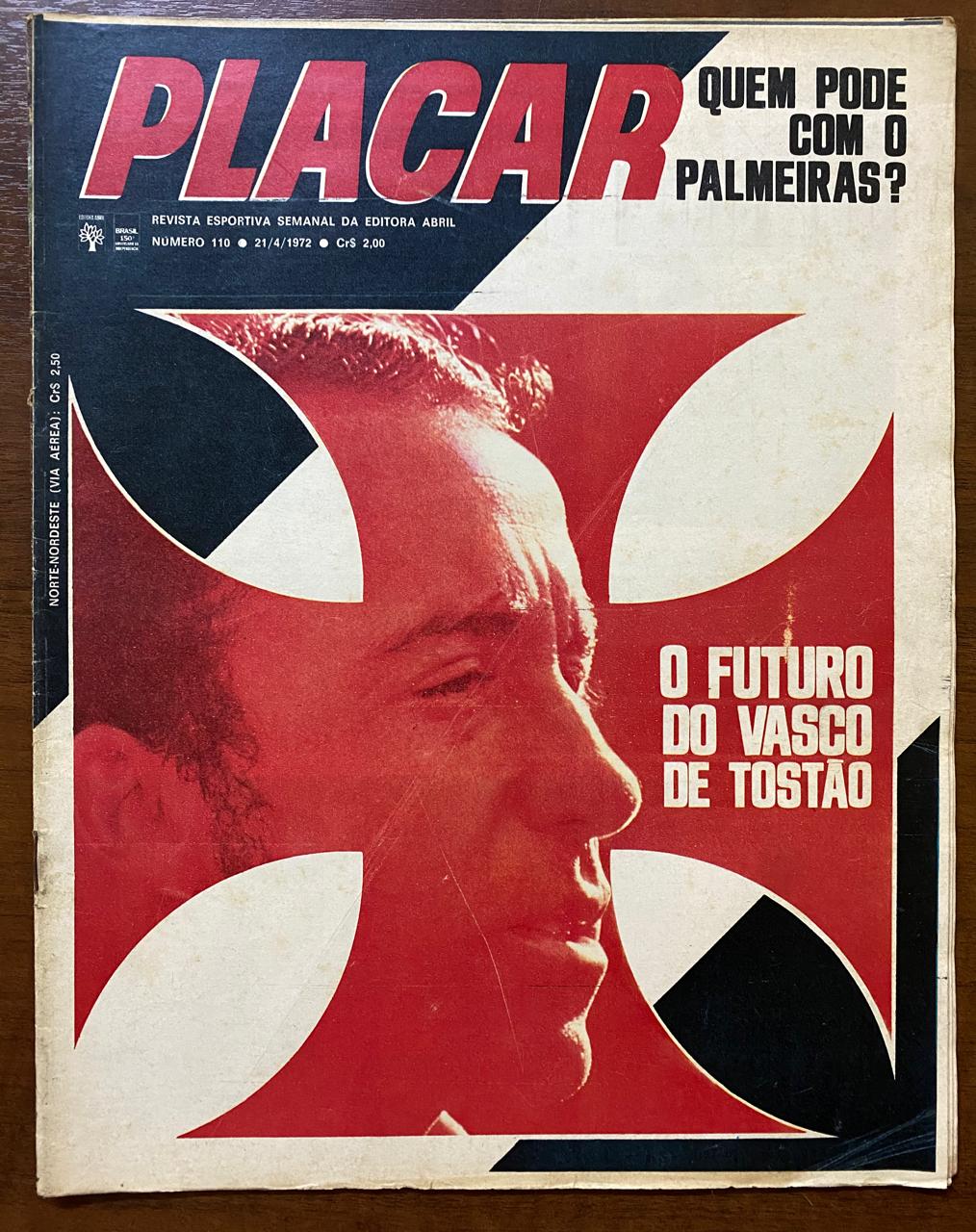 Revista Placar N 110 - Abril de 1972