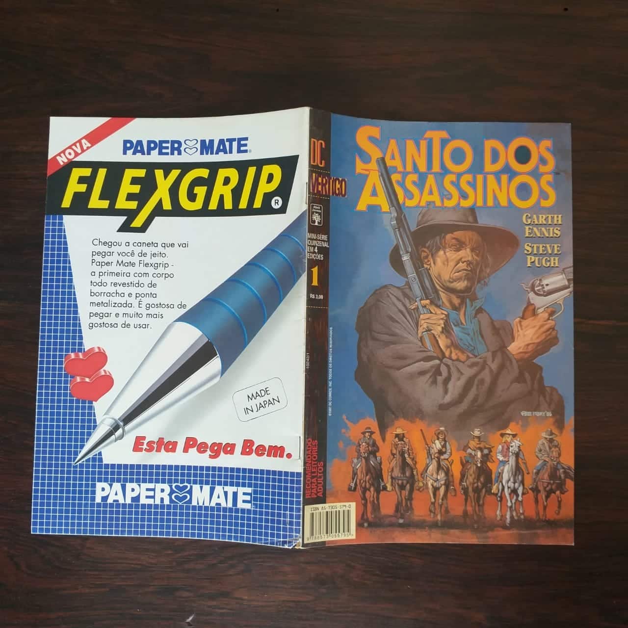 | Casa do Colecionador Santo dos Assassinos - Mini Série em 4 Edições (Editora Abril) Novembro e Dezembro de 1997 (HQ/Gibi)