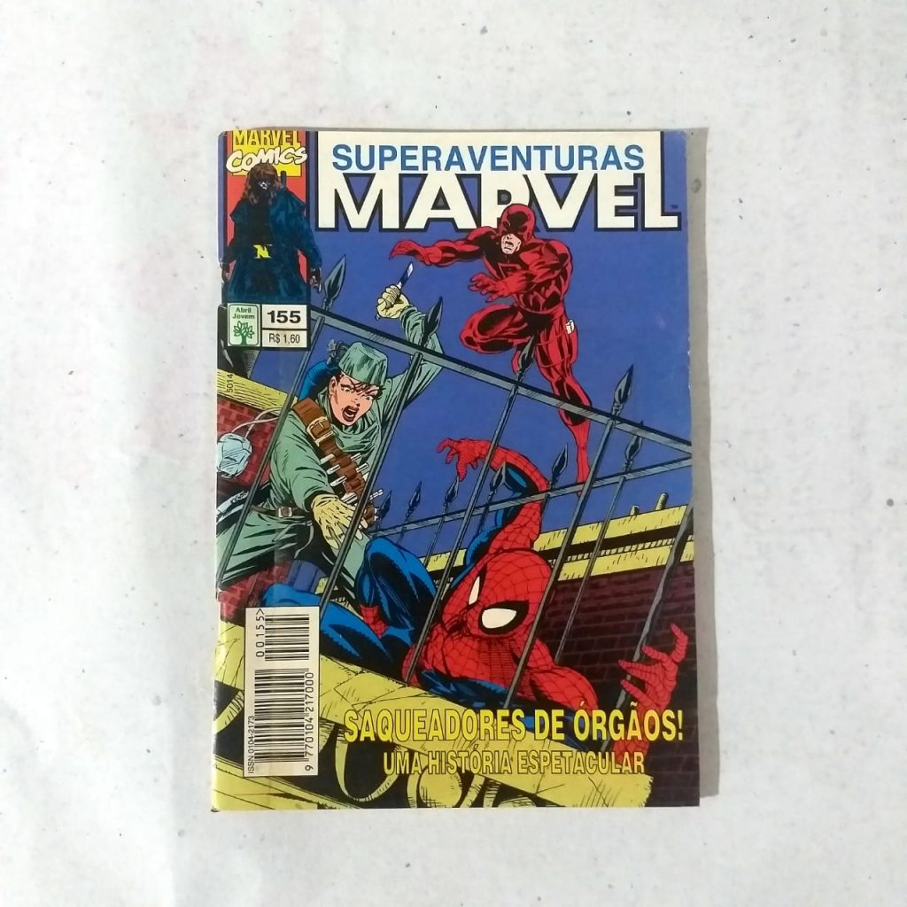 | Casa do Colecionador Super Aventuras Marvel Nº 155 (Editora Abril) Maio 1995 (HQ/Gibi)