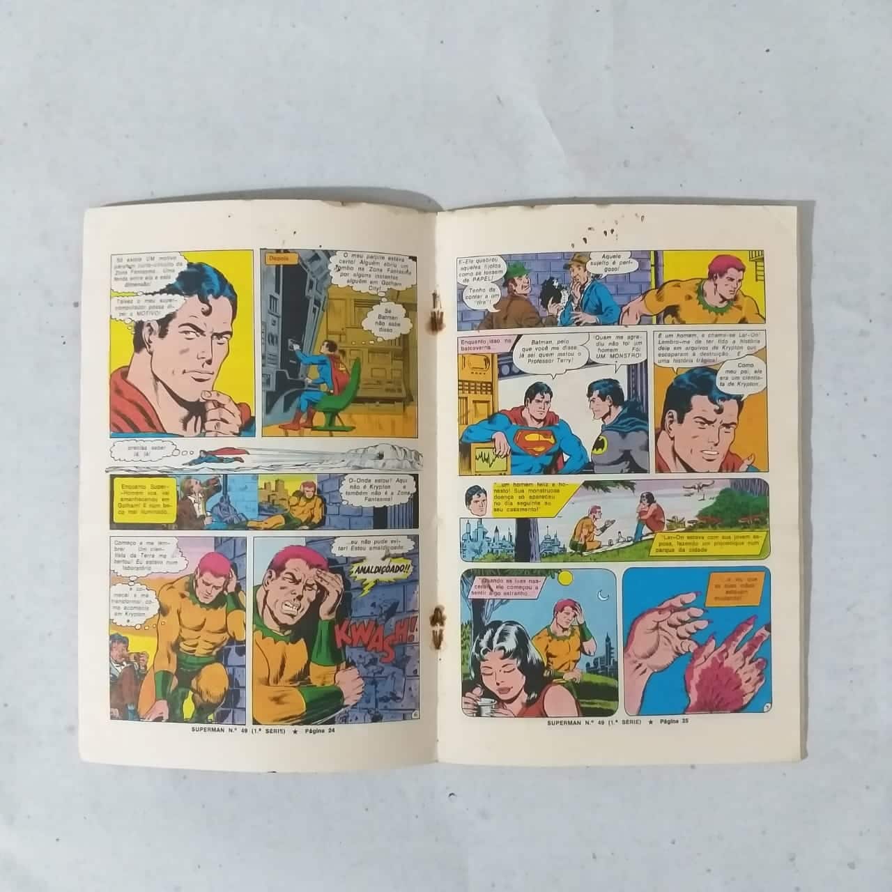 | Casa do Colecionador Superman em Formatinho Nº 49 (Editora Ebal) Maio de 1980 (HQ/Gibi)