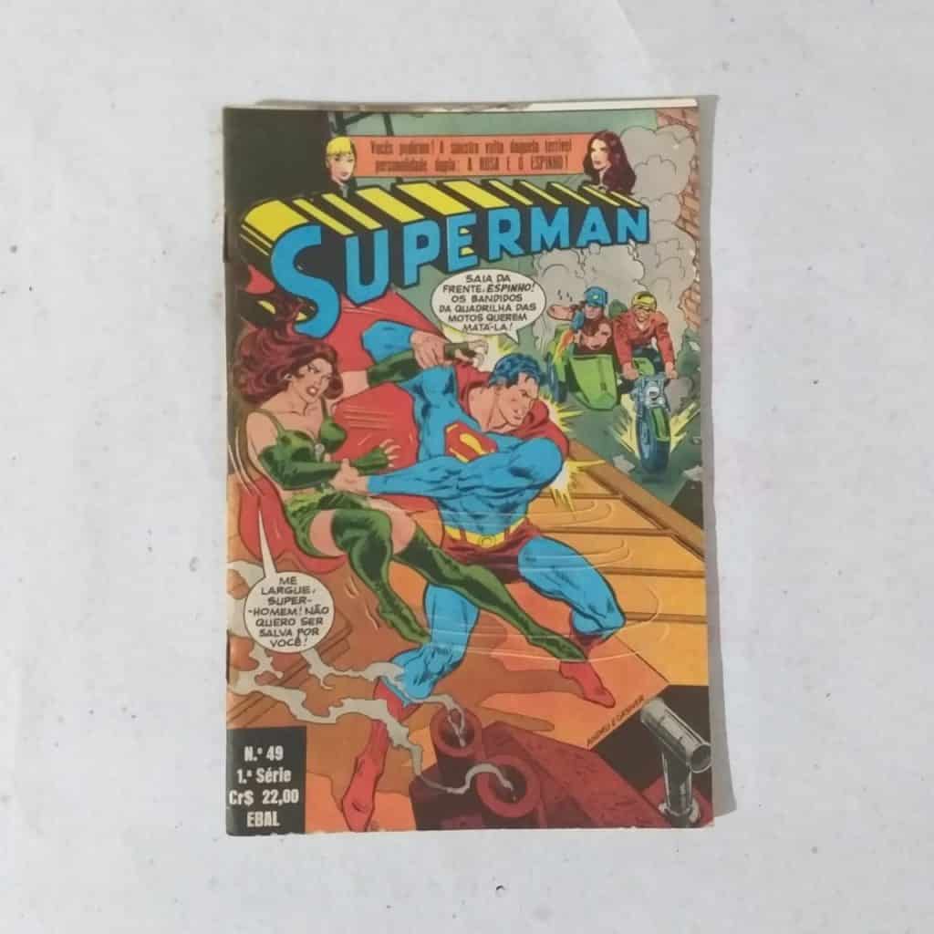 | Casa do Colecionador Superman em Formatinho Nº 49 (Editora Ebal) Maio de 1980 (HQ/Gibi)
