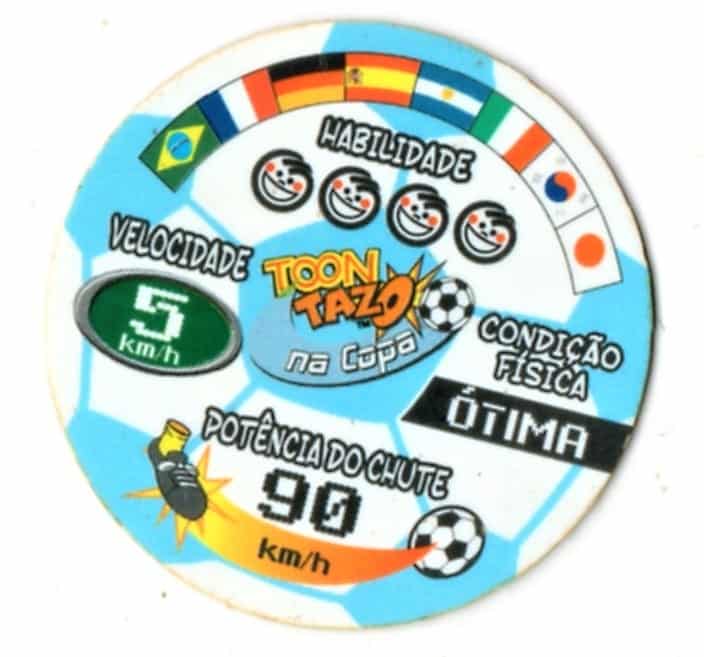 | Casa do Colecionador Tazo Cartoon Network ( Toon Tazo na Copa ) N° 31 - 2002