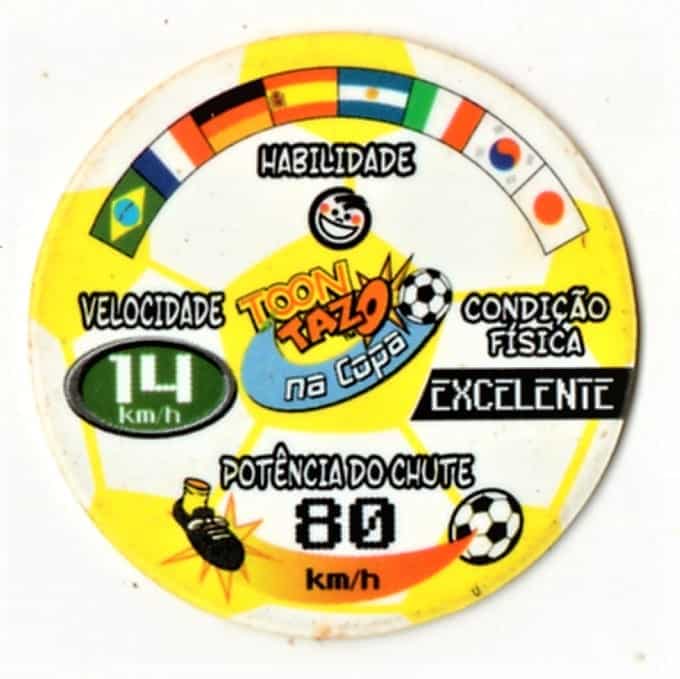 | Casa do Colecionador Tazo Cartoon Network ( Toon Tazo na Copa ) N° 48 - 2002