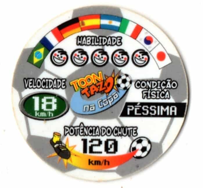 | Casa do Colecionador Tazo Cartoon Network ( Toon Tazo na Copa ) N° 9 - 2002