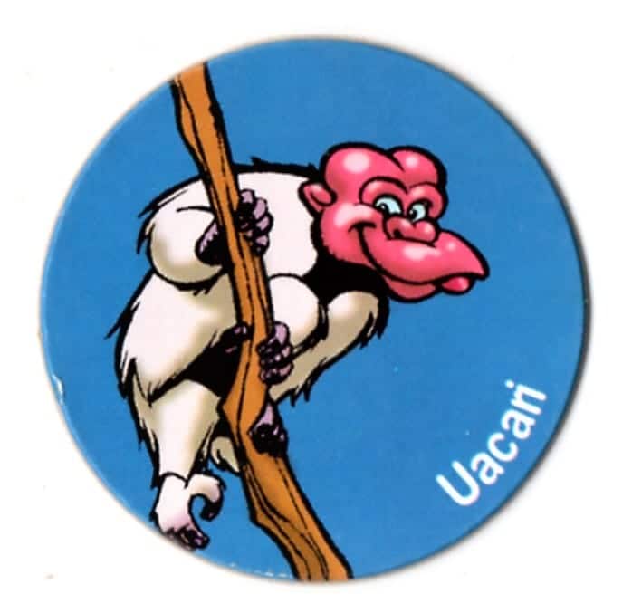 | Casa do Colecionador Tazo Ping Pong - Animais em Extinção - Uacari - N° 18