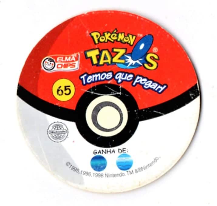 | Casa do Colecionador Tazo Pokemon ( Temos que pegar ! ) N° 65 - 1998