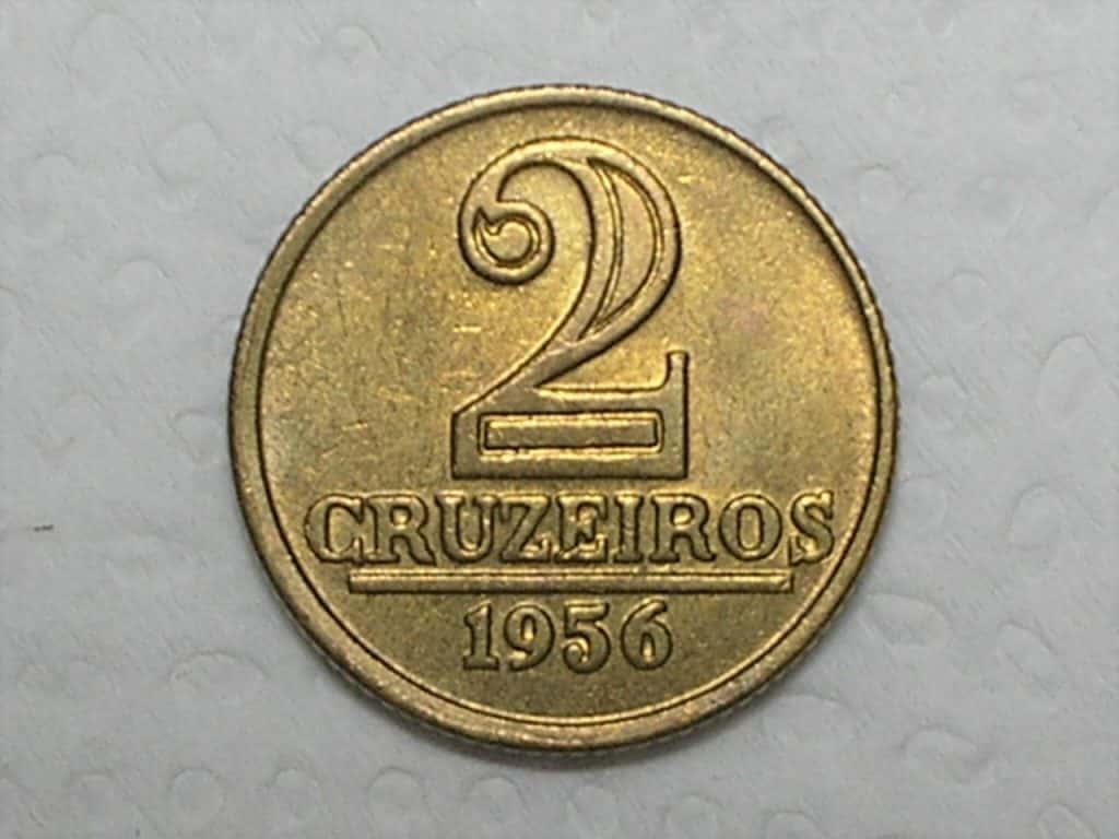 | Casa do Colecionador 2 Cruzeiros - 1956 / Módulo menor / Sob / m230