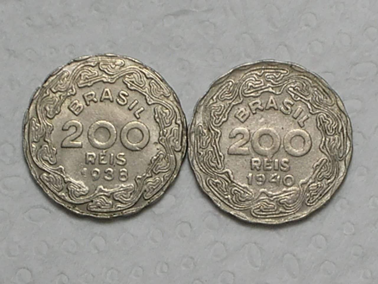 | Casa do Colecionador 200 Réis - 1938 / 1940 - Getúlio / Soberbas / m250.2