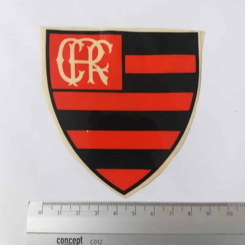 | Casa do Colecionador Adesivo Plástico - Escudo do Clube de Regatas Flamengo