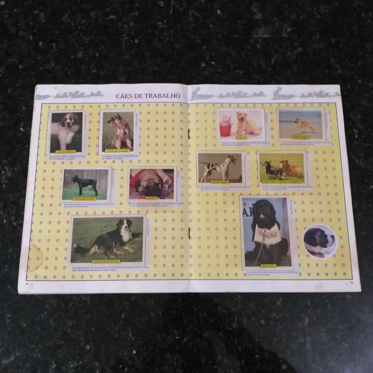 | Casa do Colecionador Álbum de Figurinhas – Cães (Completo) 1987